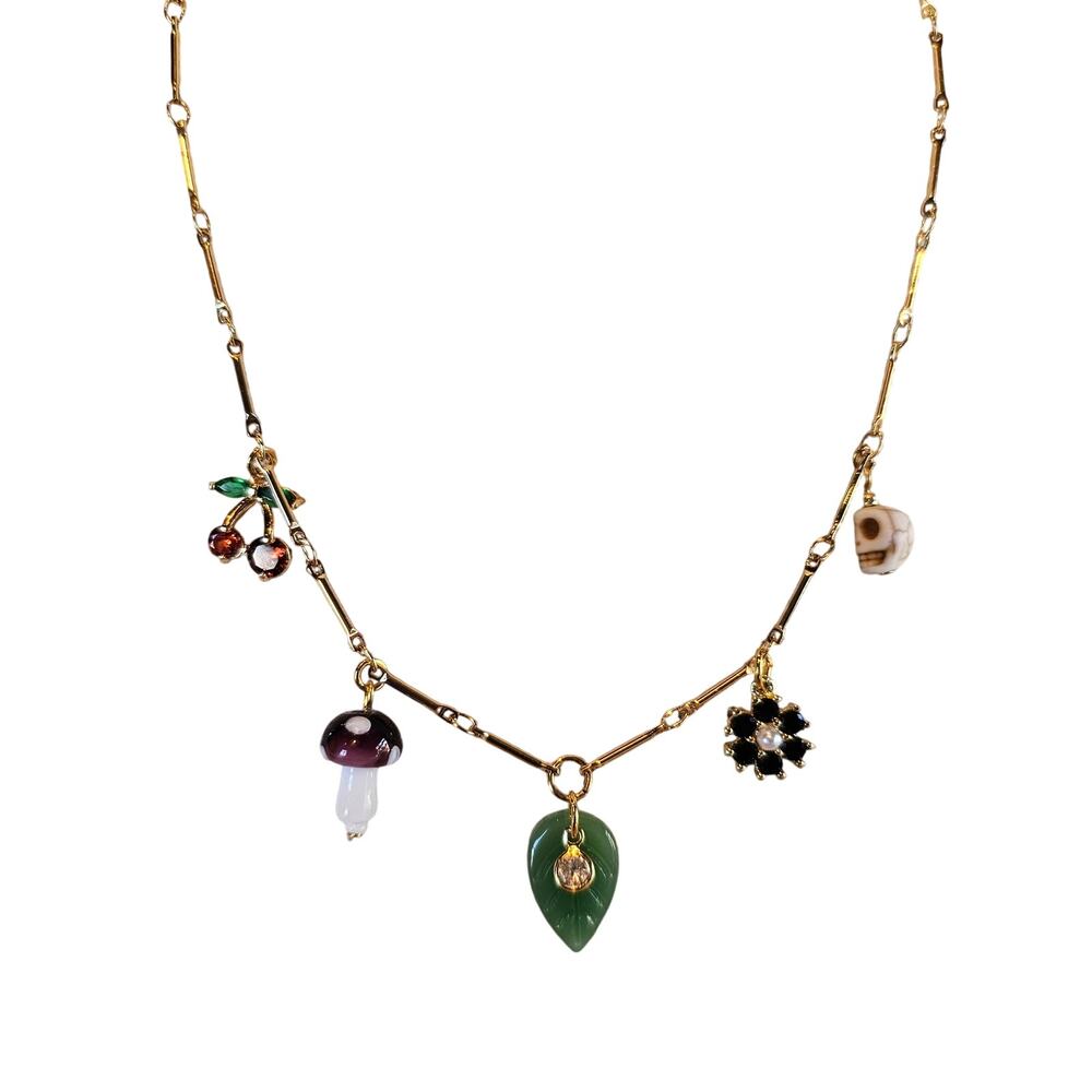 Into The Woods chom necklace.- New handcrafted orig. design - Curiosities by SG
